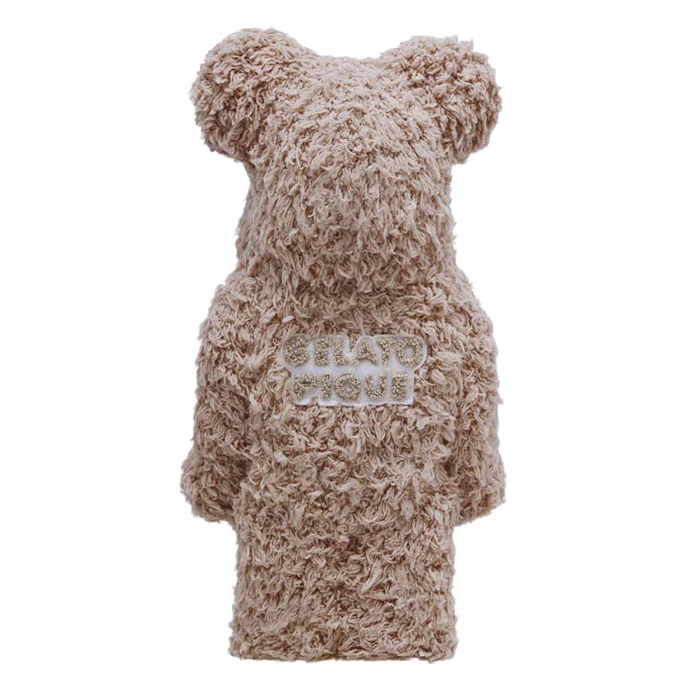 BEARBRICK 400% CRÈME GLACÉE PIQUE PAJAMAS BEIGE