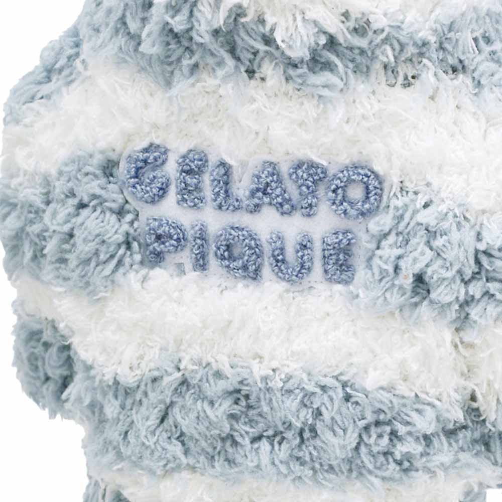 BEARBRICK 400% CRÈME GLACÉE PIQUE PAJAMAS MINT WHITE