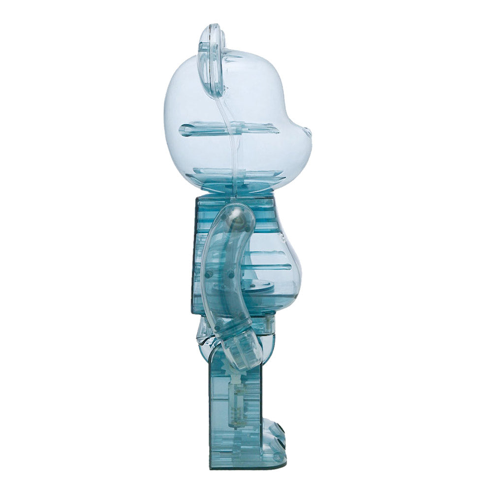BEARBRICK 400% CRÈME GLACÉE PIQUE PAJAMAS MINT WHITE