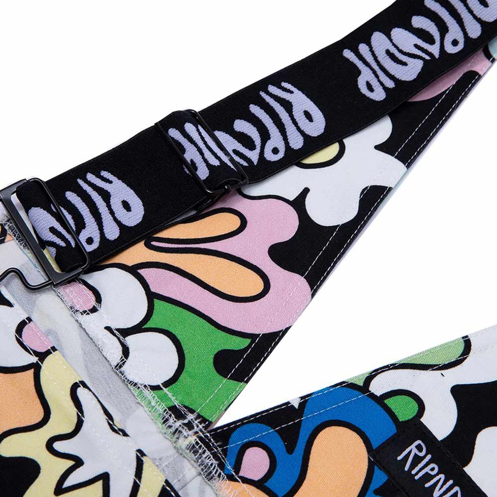 FLOWER CHILD COTTON SERGÉ OVERALLS