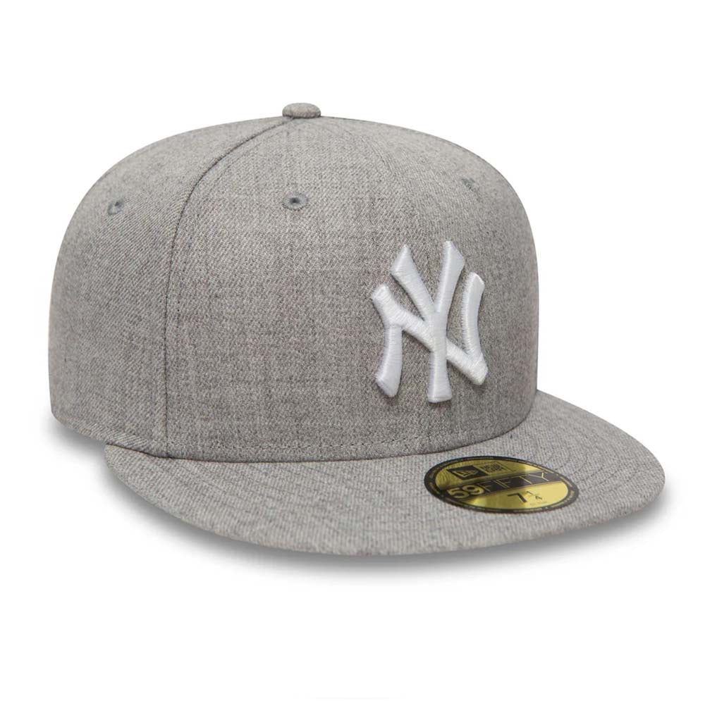 NEW YORK YANKEES ESSENTIAL HEATHER GREY 59FIFTY CAP