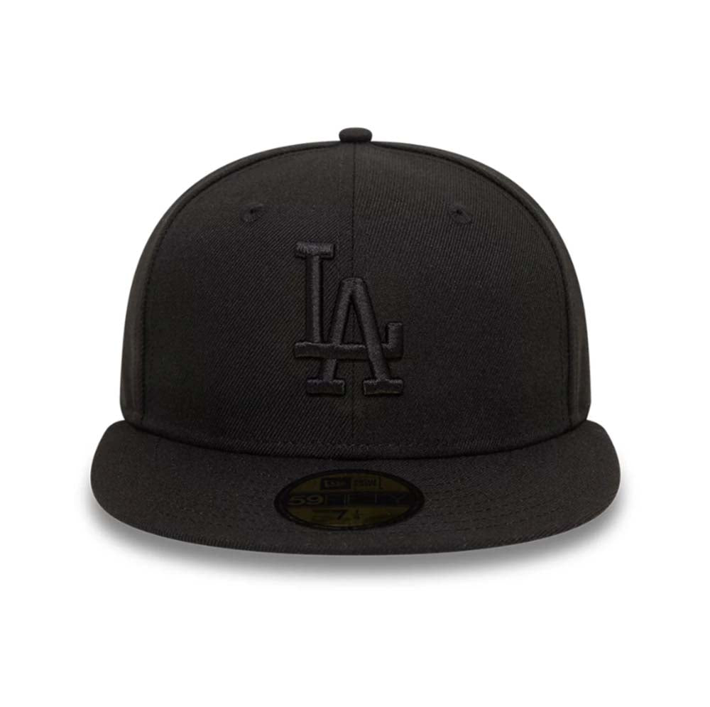 LA DODGERS LEAGUE ESSENTIAL BLACK 59FIFTY CAP