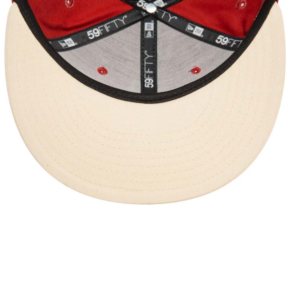 OAKLAND ATHLETICS MLB SIDE PATCH RED 59FIFTY CAP