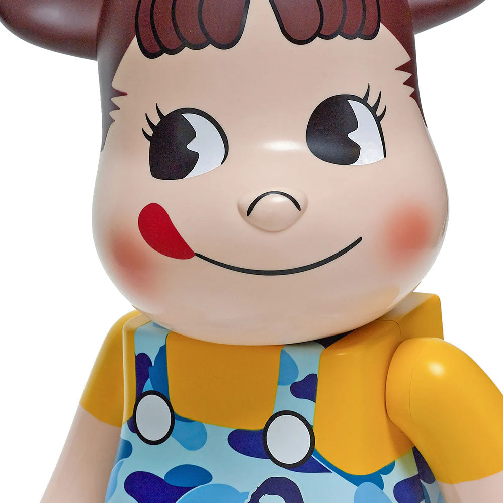 BEARBRICK 1000% BAPE X PEKO-CHAN BLUE