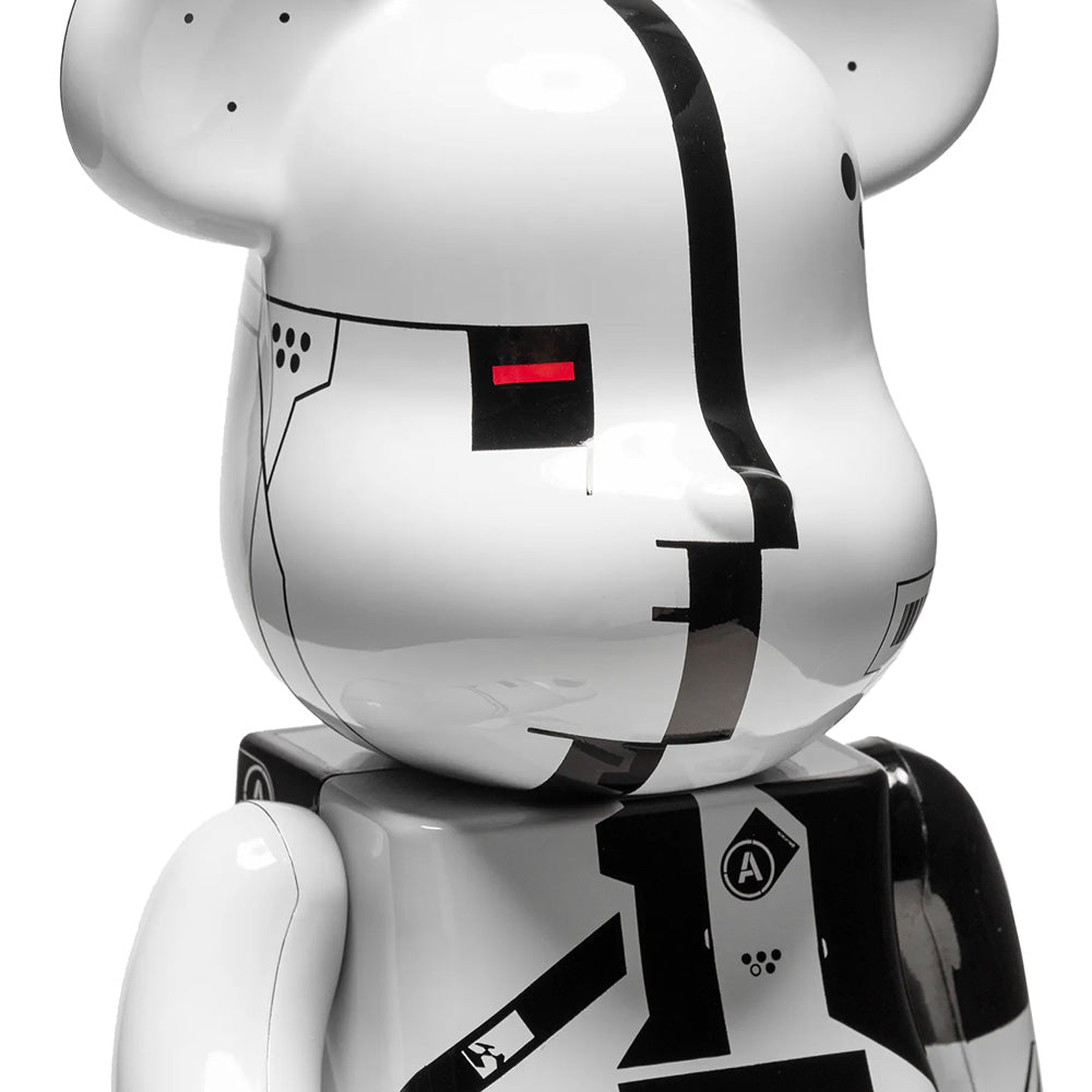 BEARBRICK 1000% ACRONYM WHITE CHROME