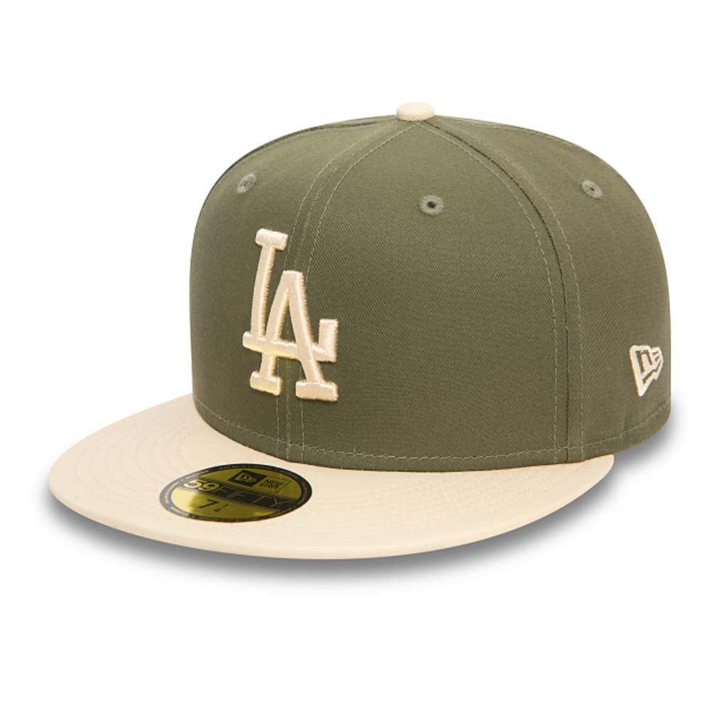 LA DODGERS MLB SIDE PATCH GREEN 59FIFTY CAP