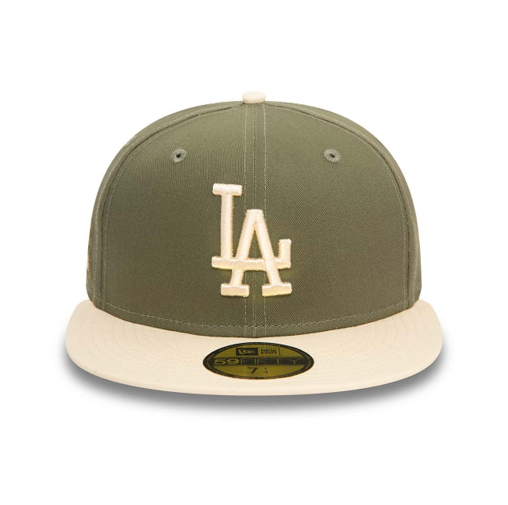 LA DODGERS MLB SIDE PATCH GREEN 59FIFTY CAP