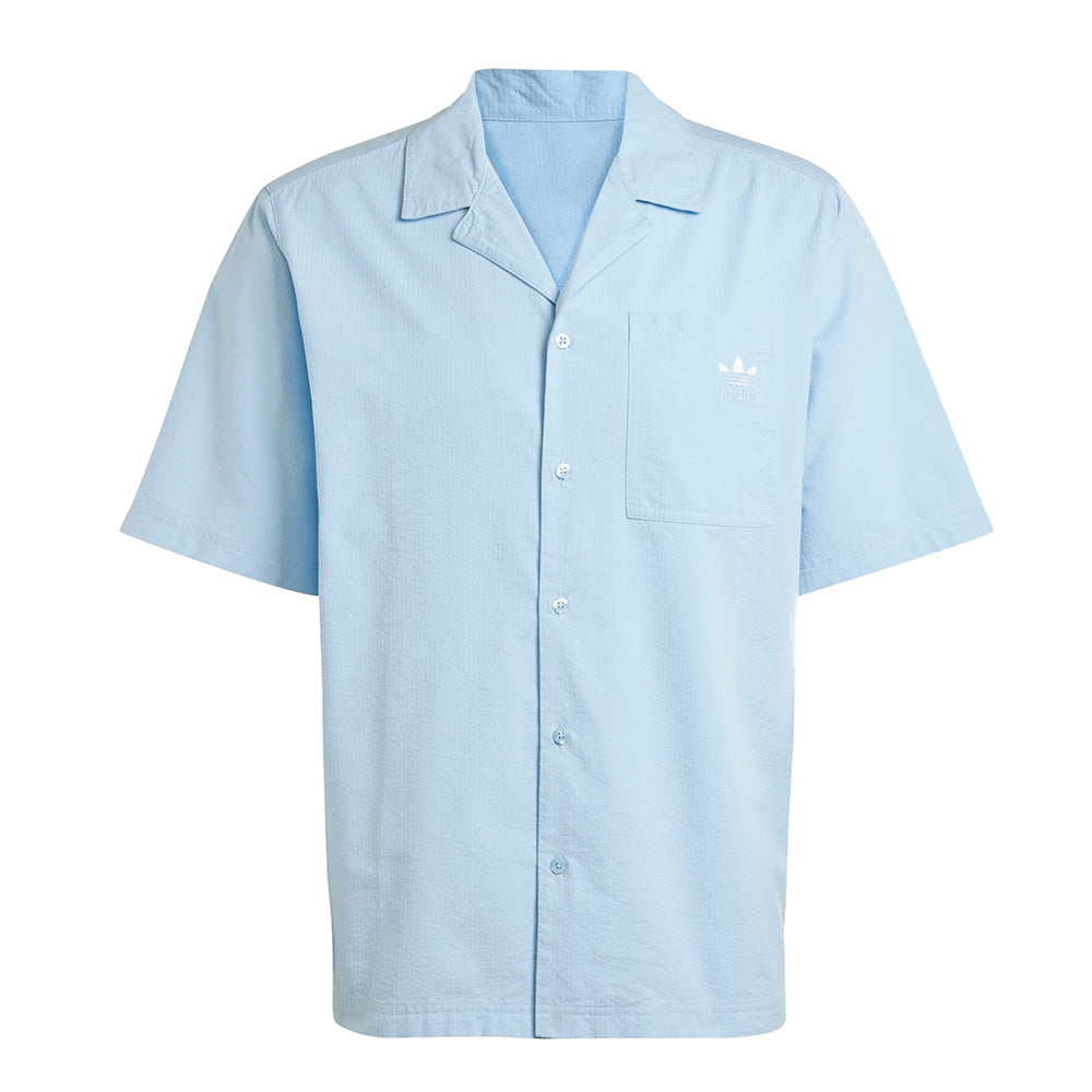 ESSENTIALS SEERSUCKER SHORT SLEEVE SHIRT