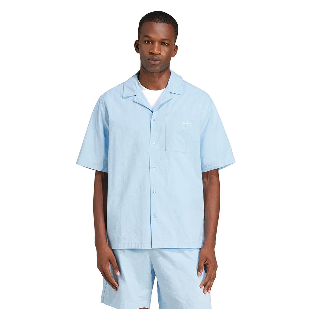 ESSENTIALS SEERSUCKER SHORT SLEEVE SHIRT