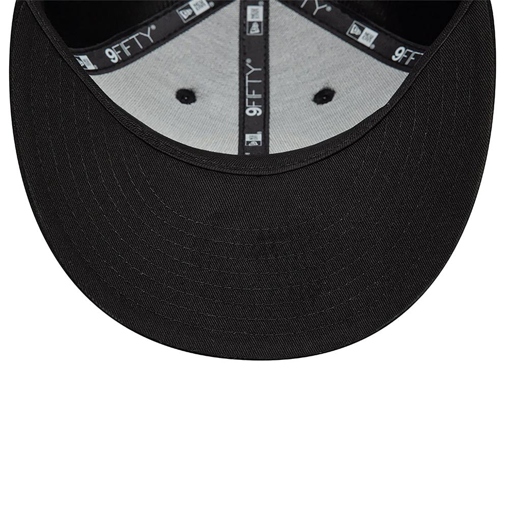 NEW ERA SUEDE AS ROMA BLACK 9FIFTY CAP