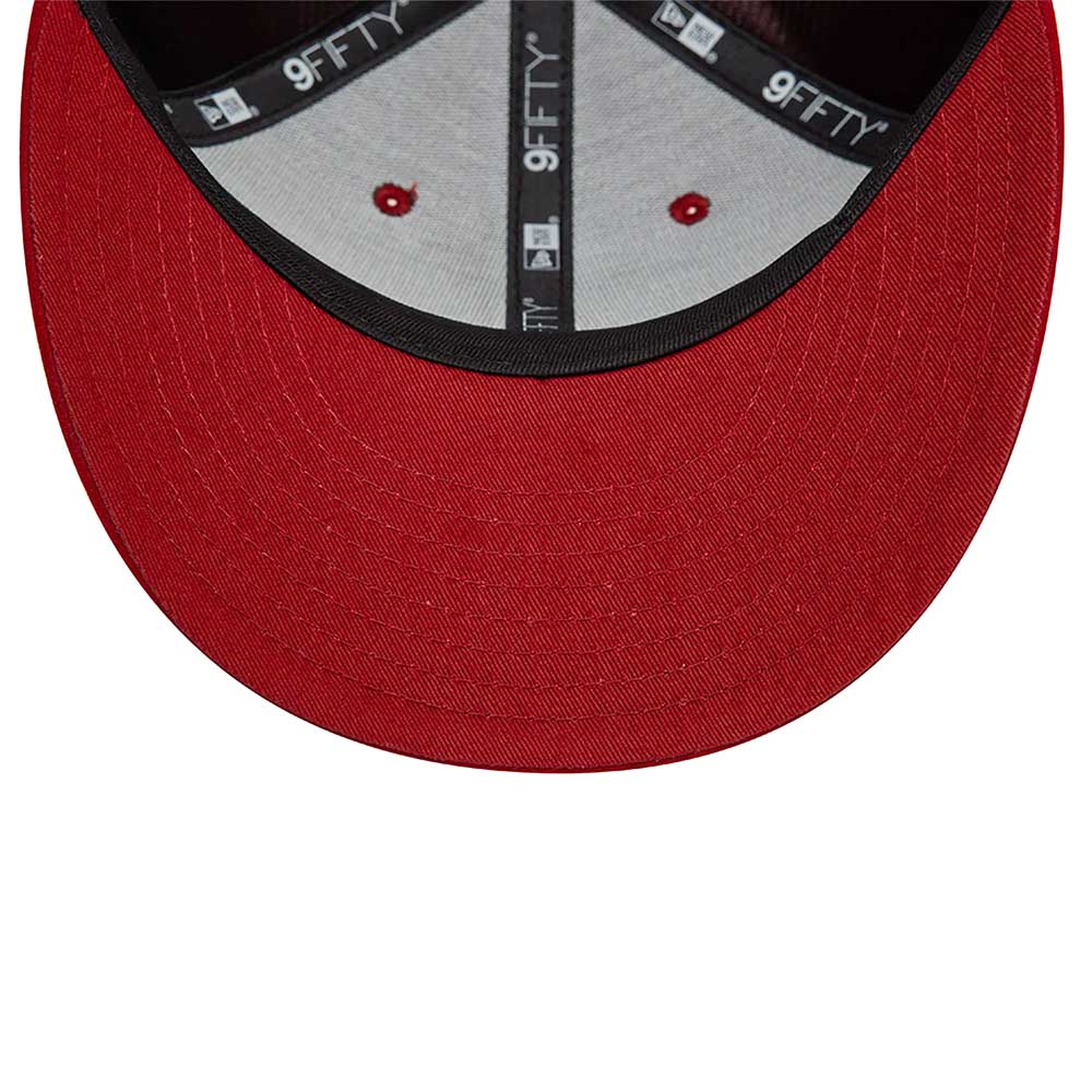 NEW ERA SUEDE AS ROMA RED 9FIFTY CAP