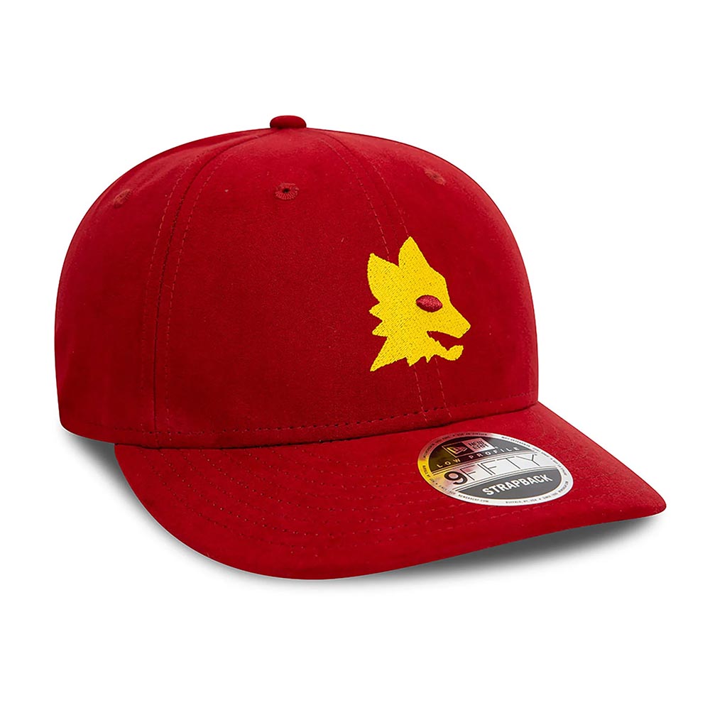 NEW ERA SUEDE AS ROMA RED 9FIFTY CAP