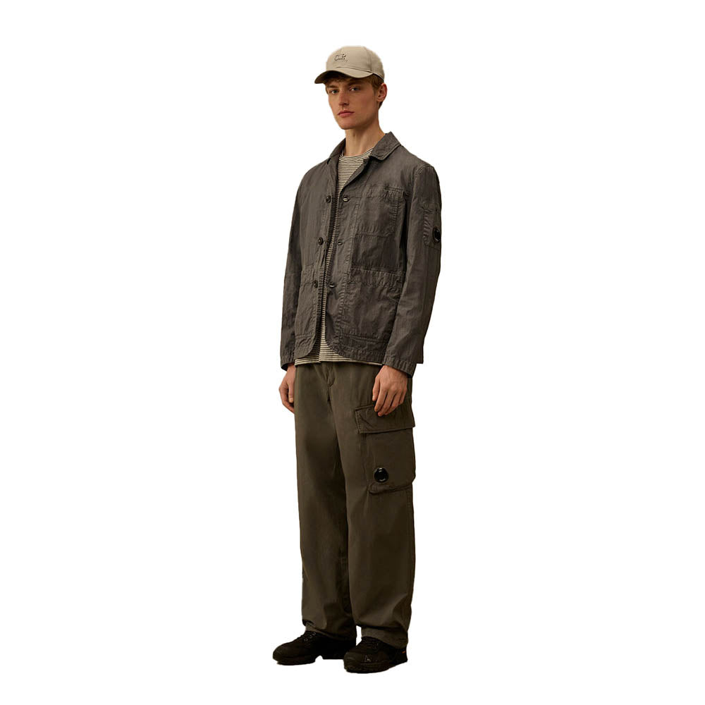 COTTON RIP-STOP BOXY LENS CARGO PANTS