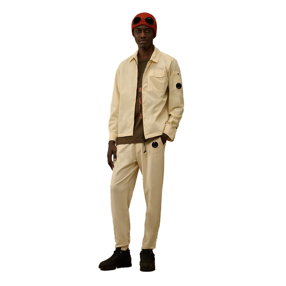 ORGANIC GABARDINE ZIPPED OVERSHIRT