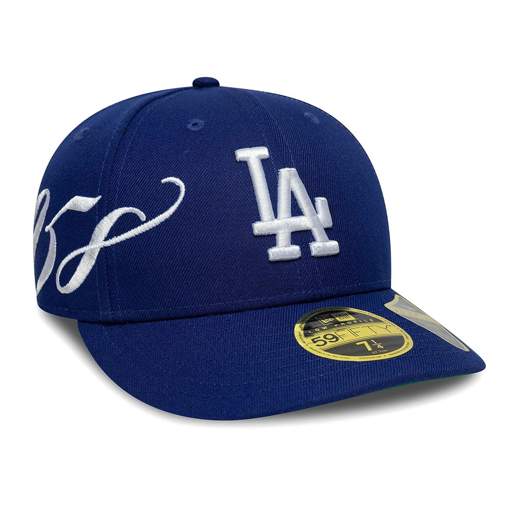 LA DODGERS MLB EST SCRIPT DARK BLUE LOW PROFILE 59FIFTY FITTED CAP