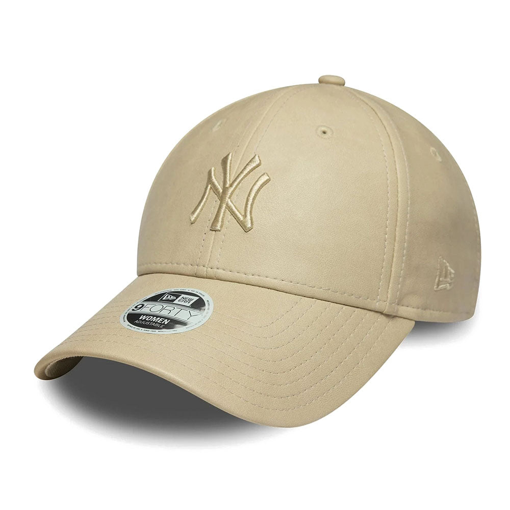 NEW YORK YANKEES WOMENS MLB PU BEIGE 9FORTY CAP