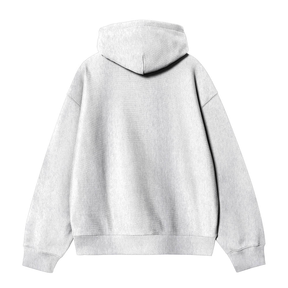 HOODED LABEL SCRIPT SWEAT