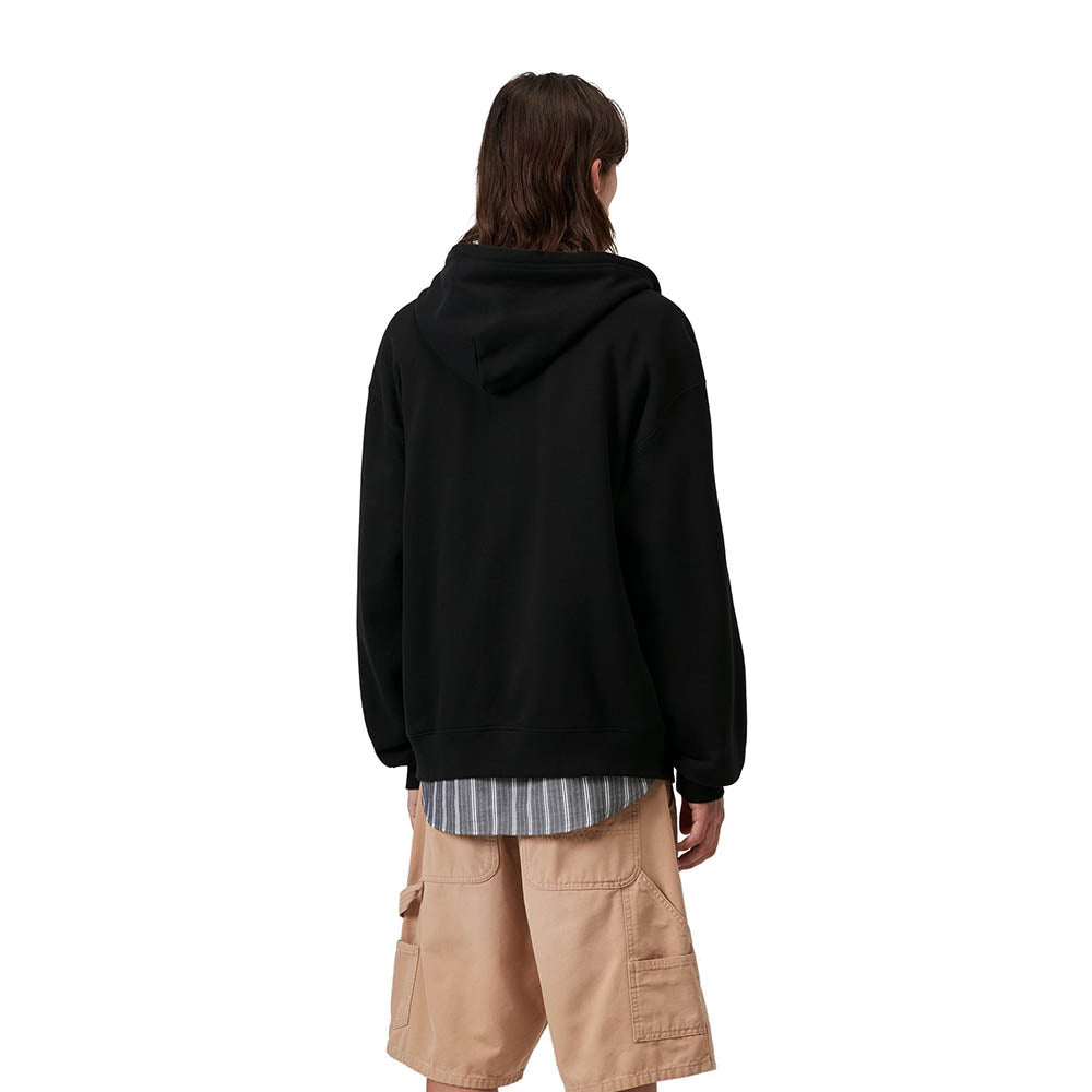HOODED WIP LABEL SWEAT JACKET