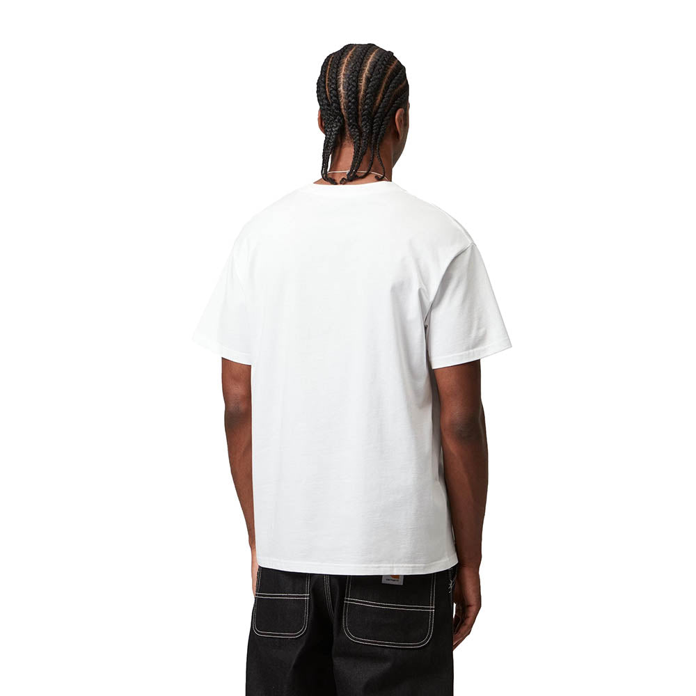 S/S SCRIPT EMBROIDERY T-SHIRT