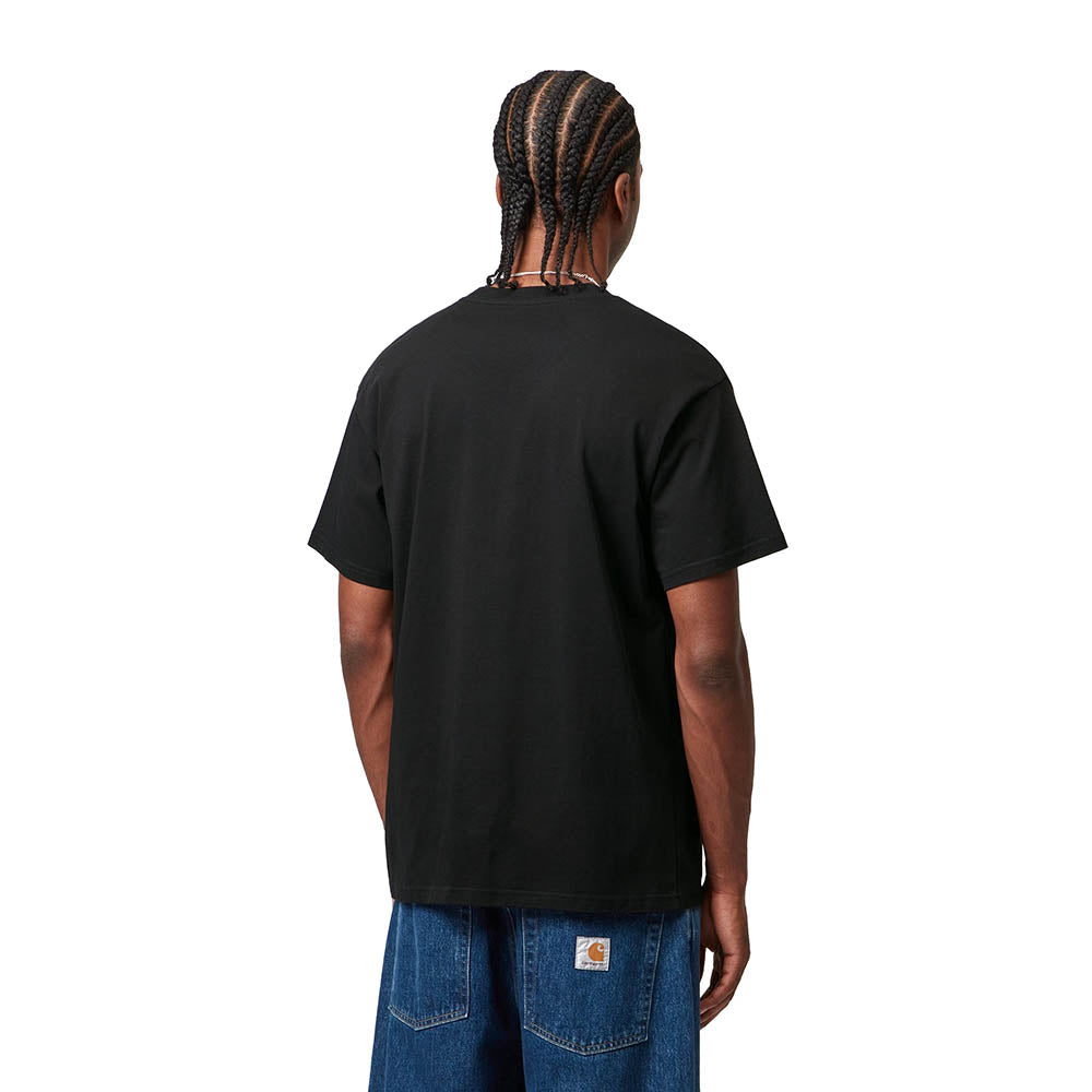 S/S SCRIPT EMBROIDERY T-SHIRT