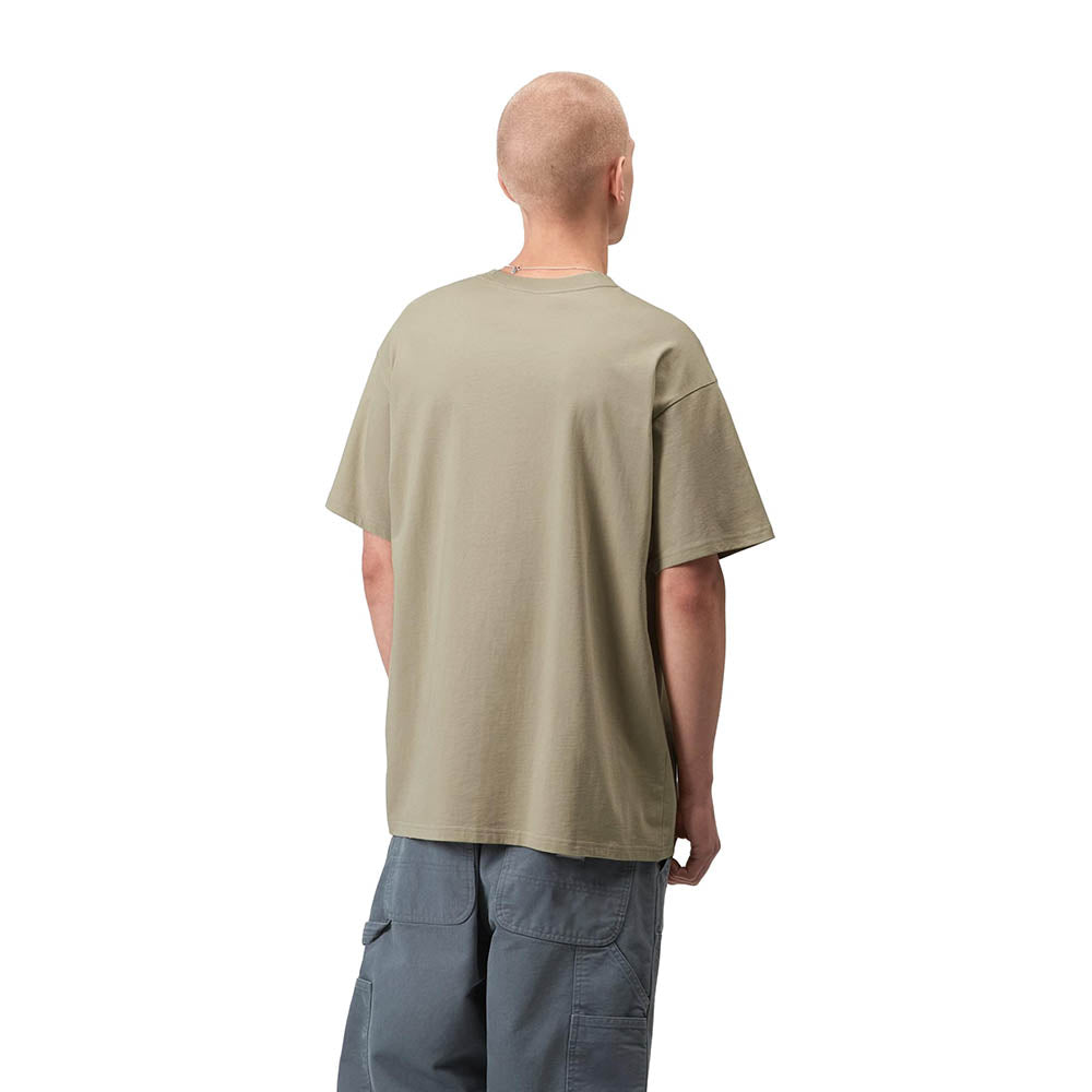 S/S SCRIPT EMBROIDERY T-SHIRT