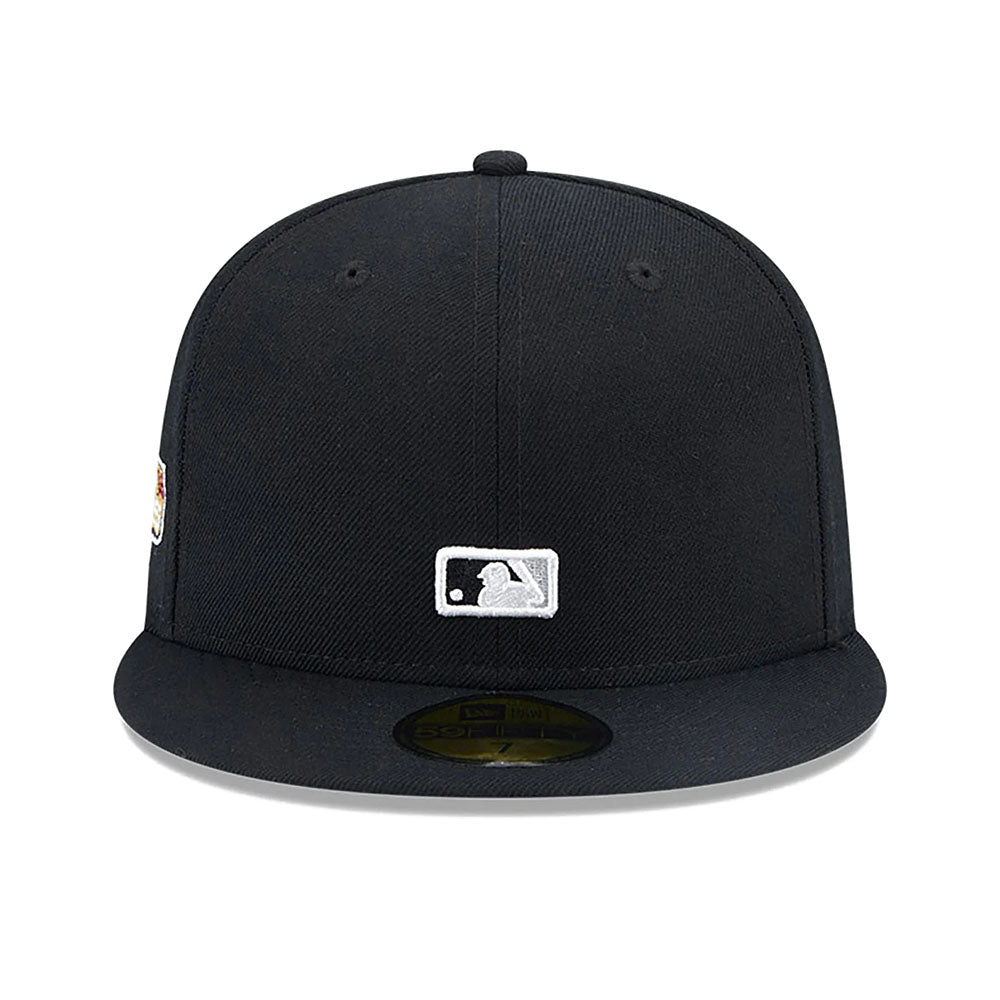 CHICAGO WHITE SOX REVERSE LOGO BLACK 59FIFTY FITTED CAP