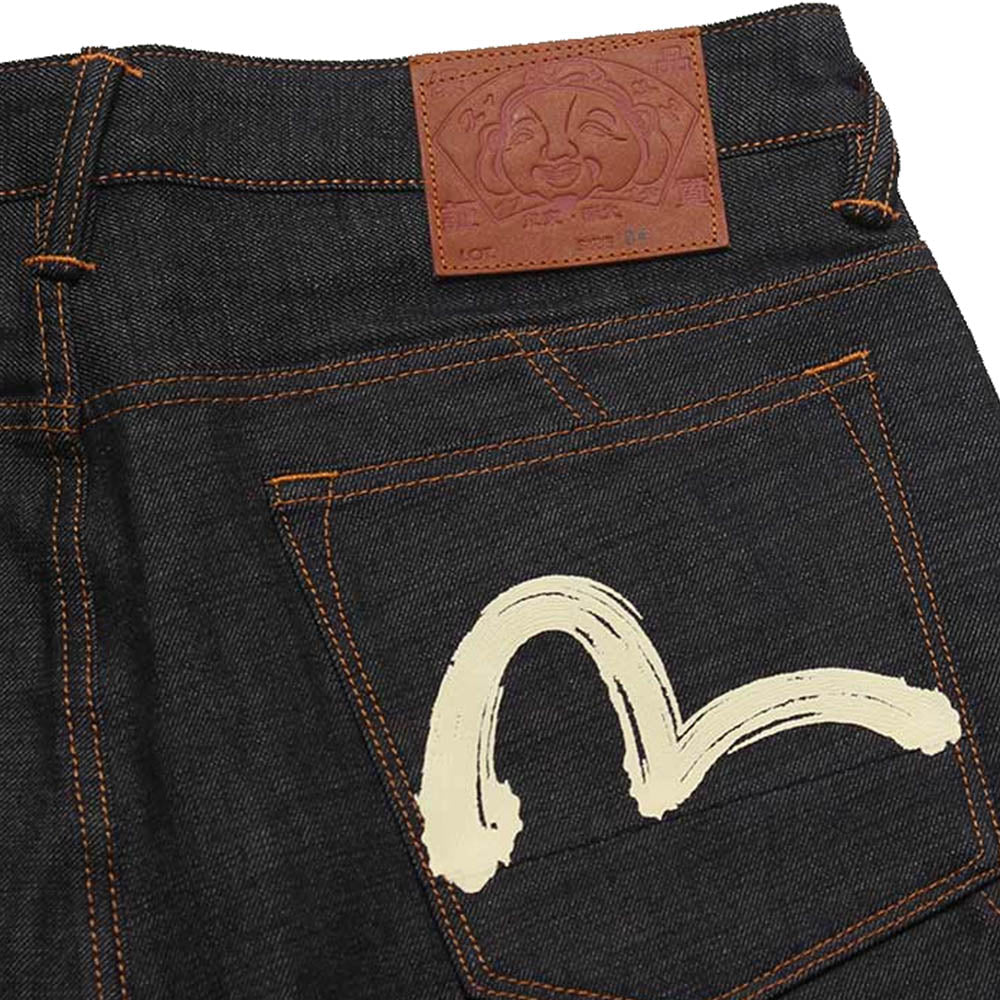 SEAGULL PRINTED POCKET DENIM SHORTS