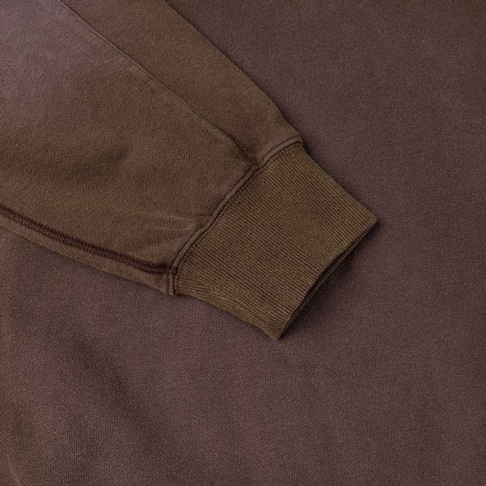 HEAVY WEIGHT WASHED EV AND SEAGULL PATCHES EMBROIDERY HOODIE