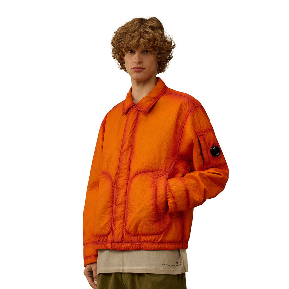 FELTRO BI-FILM SHORT JACKET RUSSET ORANGE