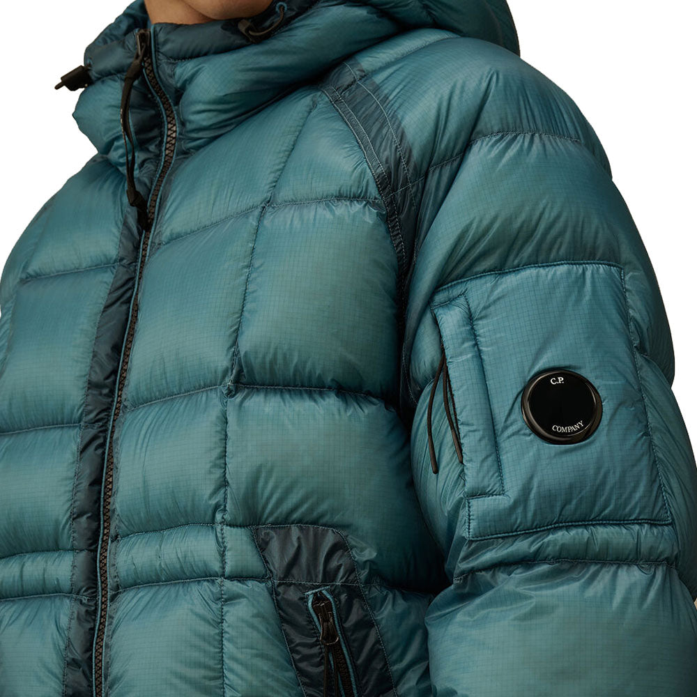 D.D. SHELL HOODED DOWN PUFFER JACKET