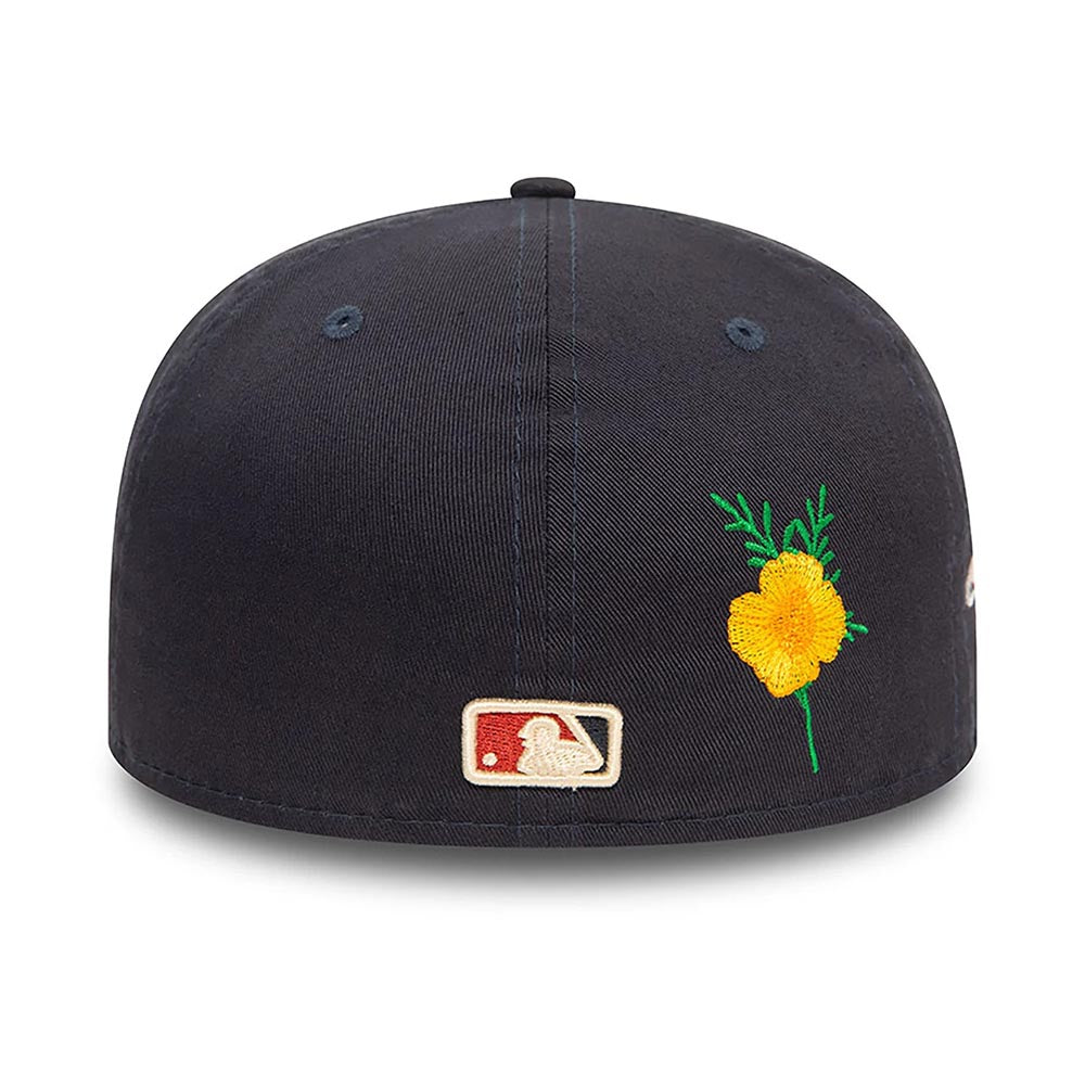 LA ANGELS MLB ICON NAVY 59FIFTY CAP