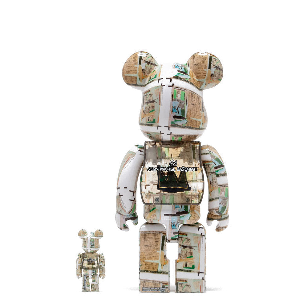 BEARBRICK 100% 400% JEAN-MICHEL BASQUIAT KING PLEASURE