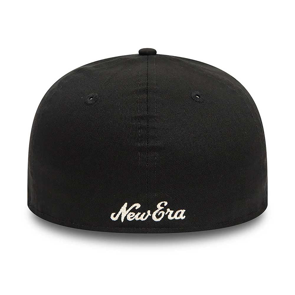 NEW ERA HERITAGE SCRIPT BLACK LOW PROFILE 59FIFTY CAP