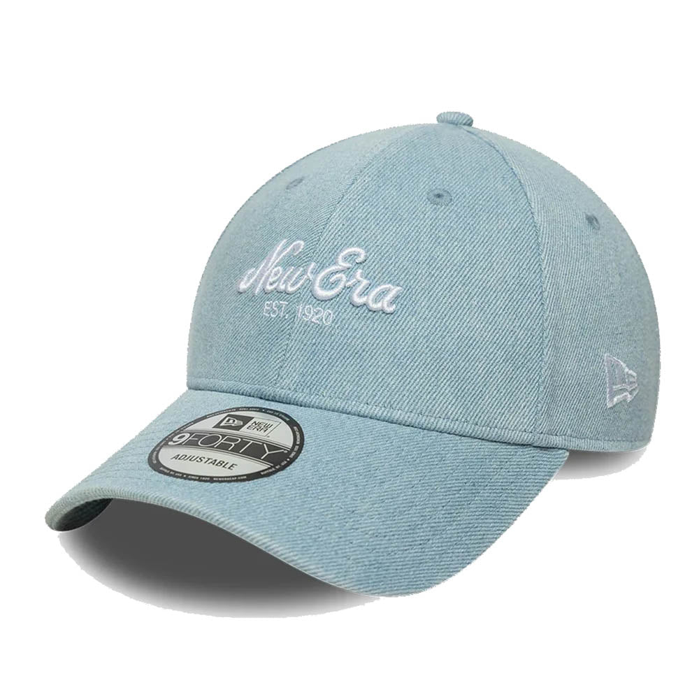 NEW ERA DENIM PASTEL BLUE 9FORTY CAP