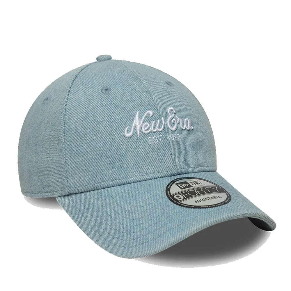 NEW ERA DENIM PASTEL BLUE 9FORTY CAP