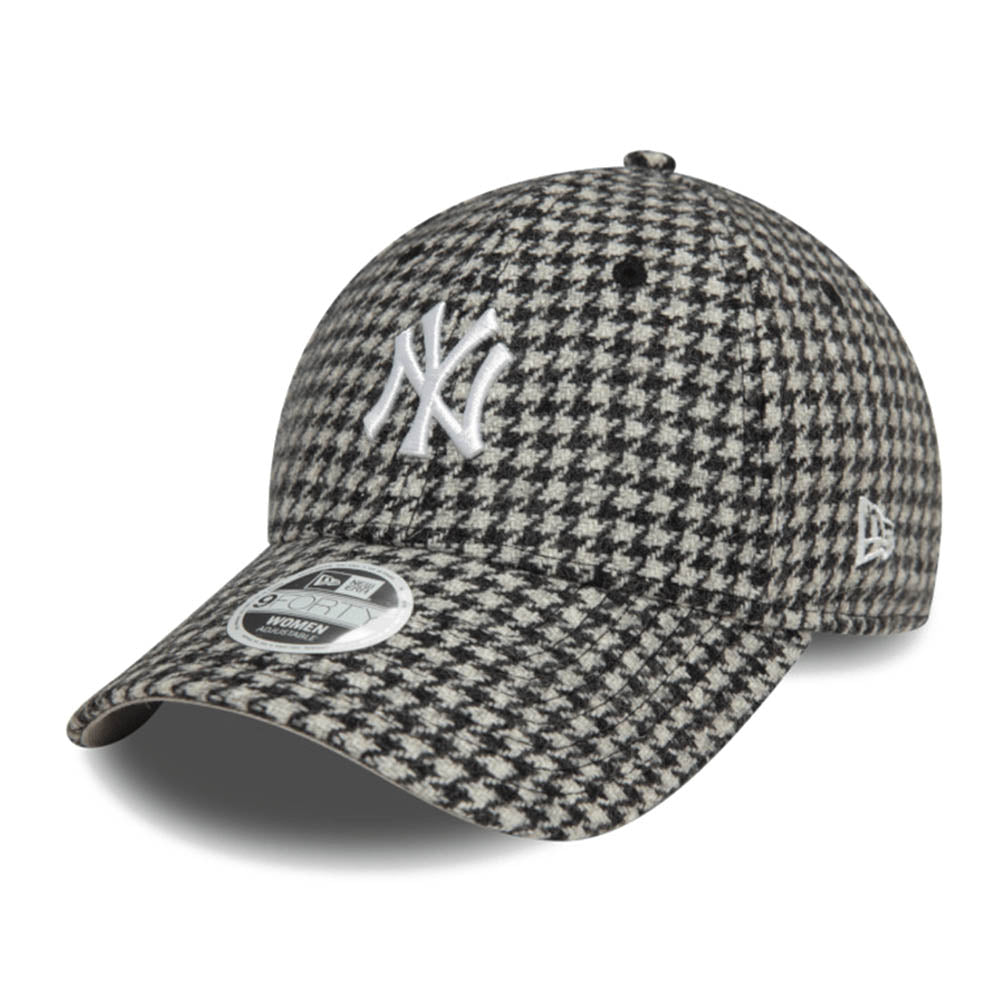 NEW YORK YANKEES HOUNDSTOOTH MLB FABRIC BLACK 9FORTY CAP