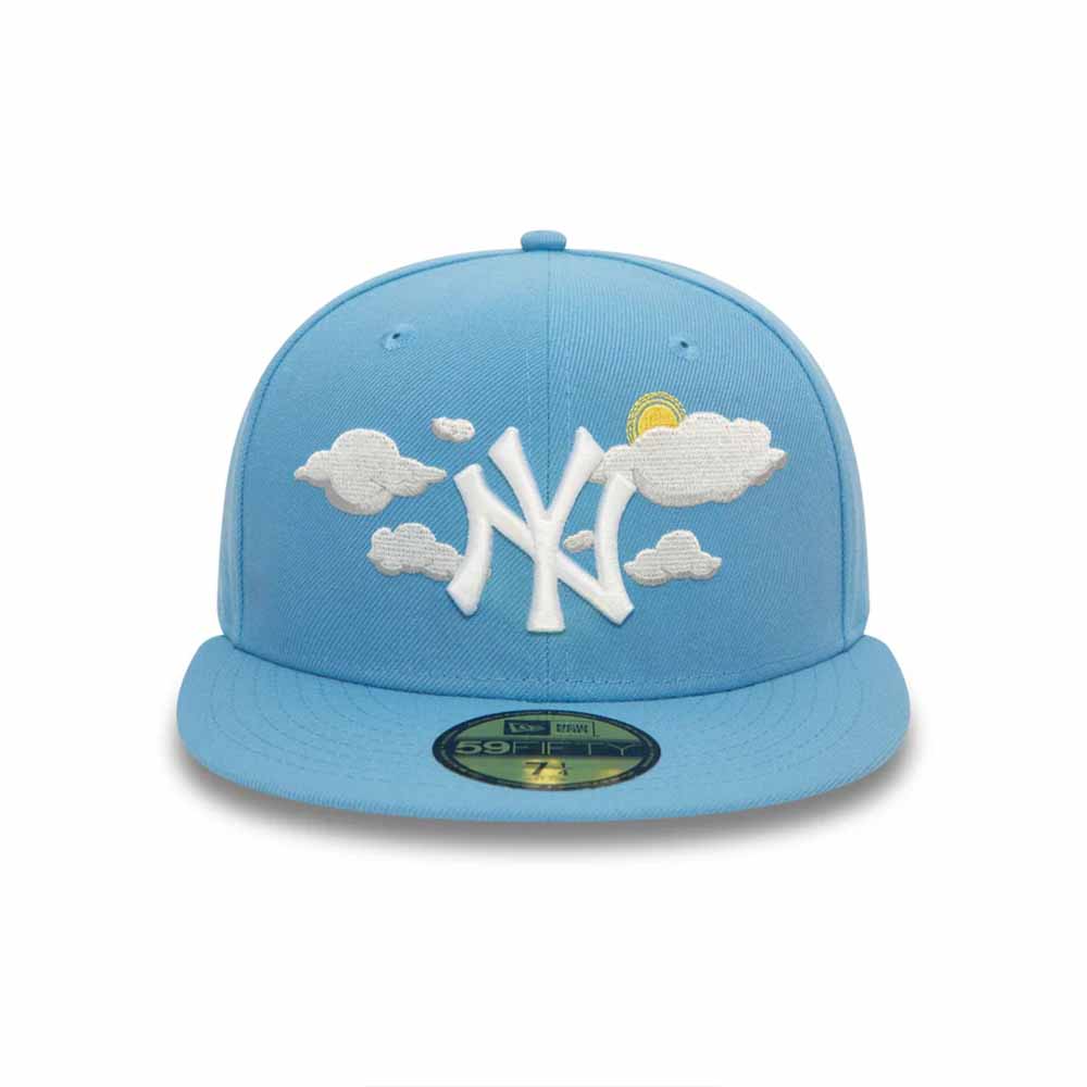 NEW YORK YANKEES MLB CLOUD SKY BLUE 59FIFTY CAP