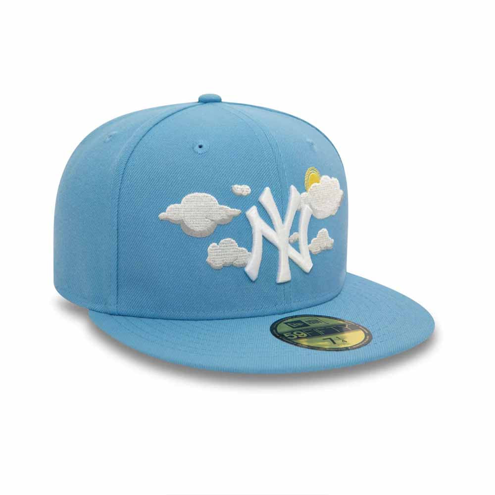 NEW YORK YANKEES MLB CLOUD SKY BLUE 59FIFTY CAP