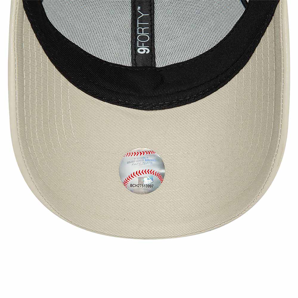 NEW YORK YANKEES FAUX LEATHER STONE 9FORTY ADJUSTABLE CAP