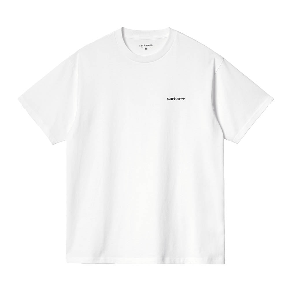 S/S SCRIPT EMBROIDERY T-SHIRT