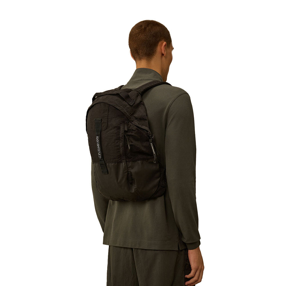 NYLON B ROUNDED BACKPACK