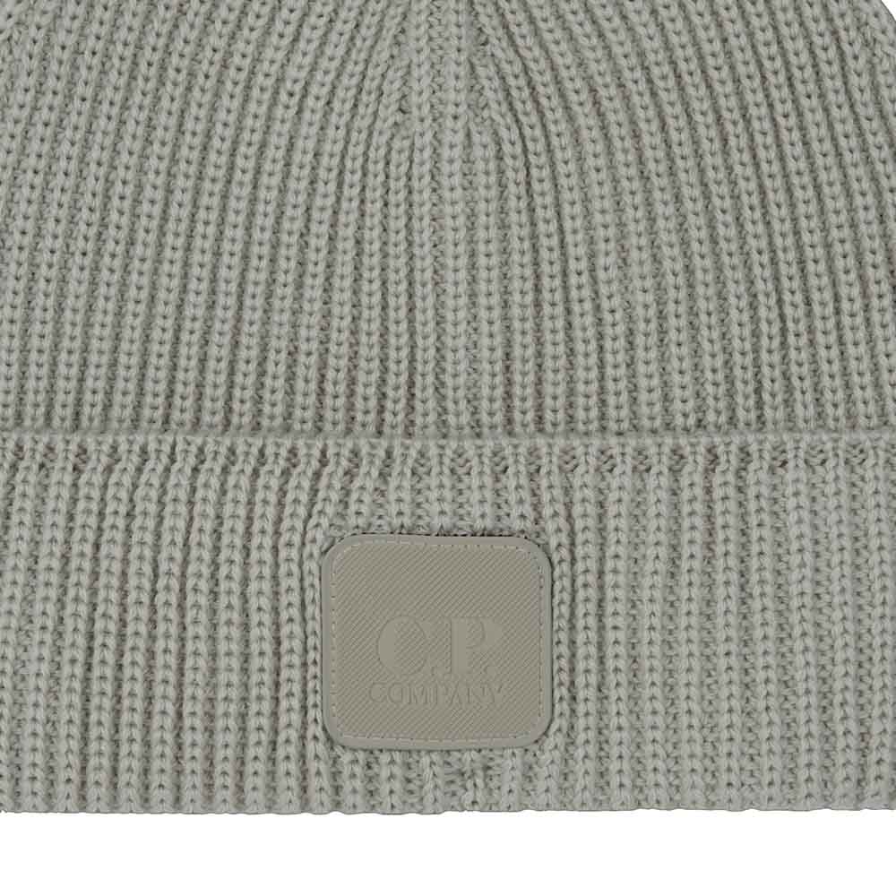 METROPOLIS SERIES MÉRINOS WOOL LOGO BEANIE