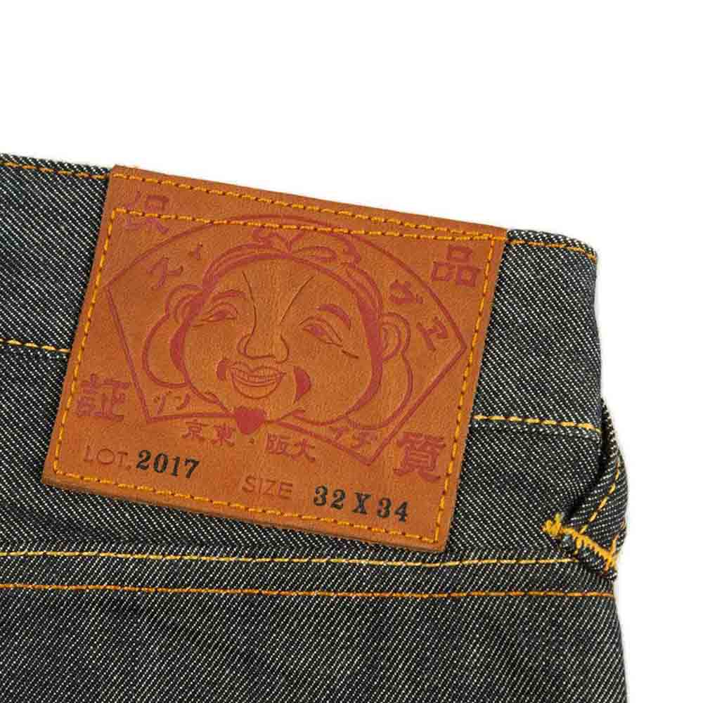 DAICOCK PRINT WITH EMBROIDERED KAMON CARROSSE FIT JEANS #2017
