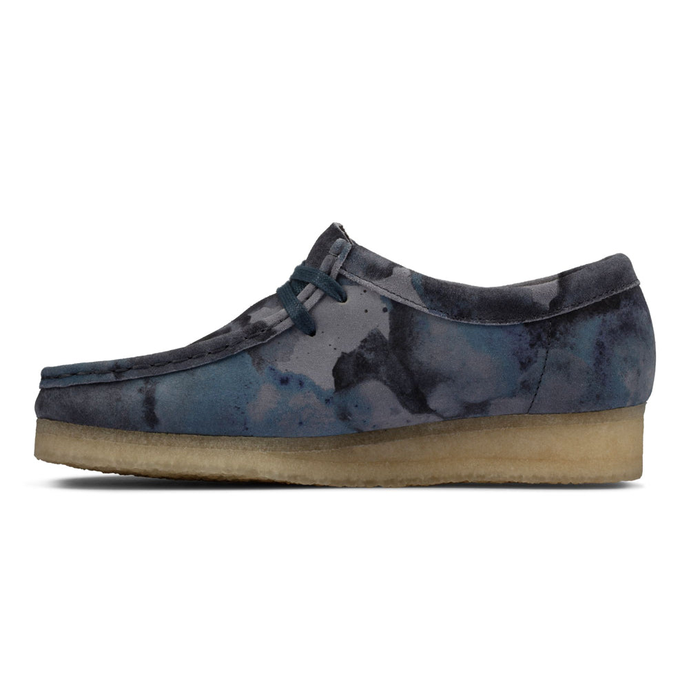 WALLABEE BOOTS BLUE CAMO